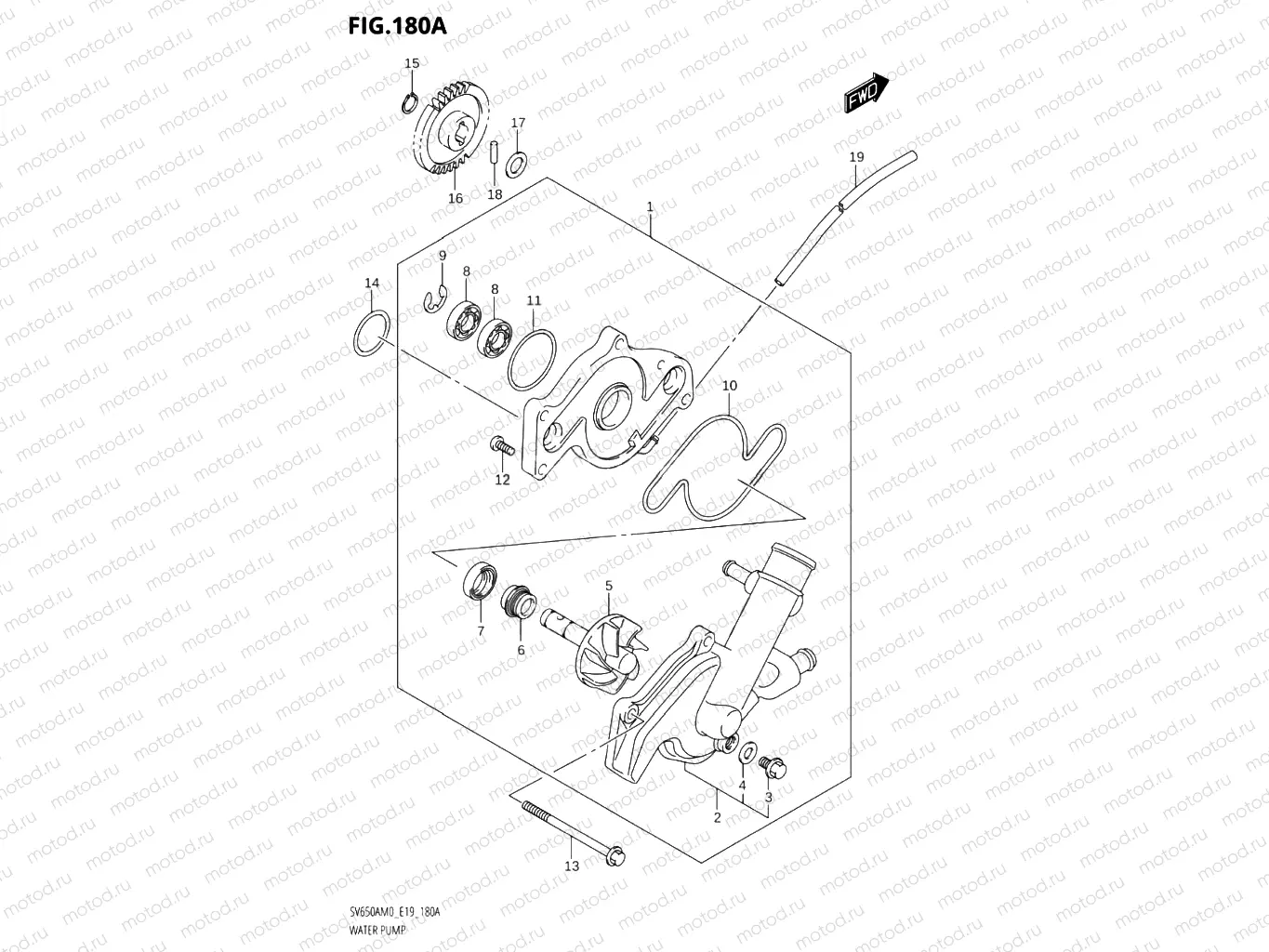180A - WATER PUMP