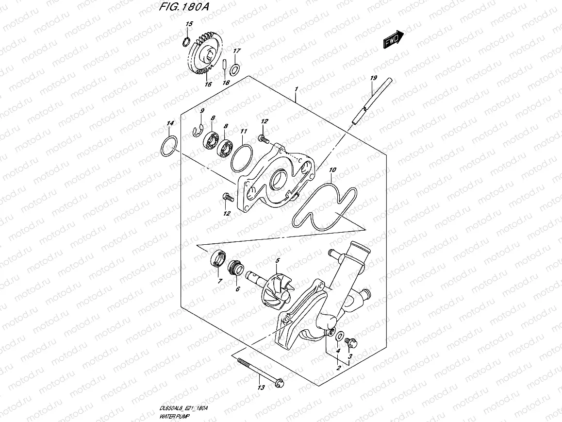 180A - WATER PUMP