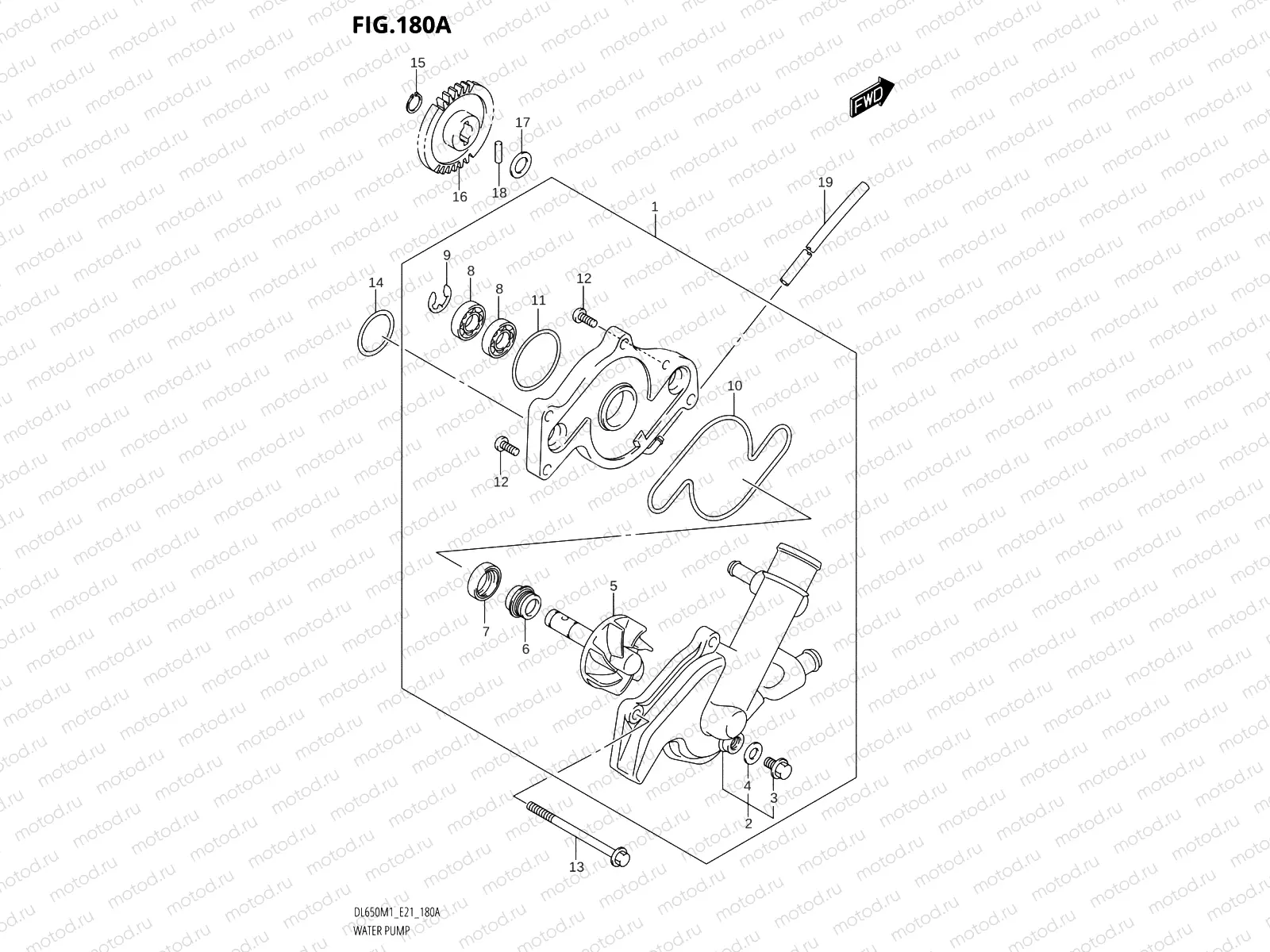 180A - WATER PUMP