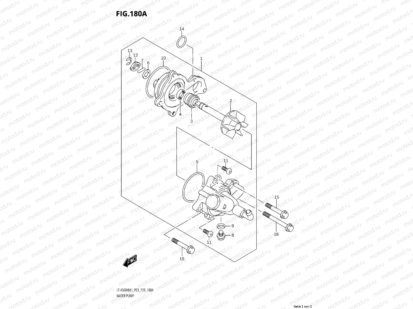 180A - WATER PUMP