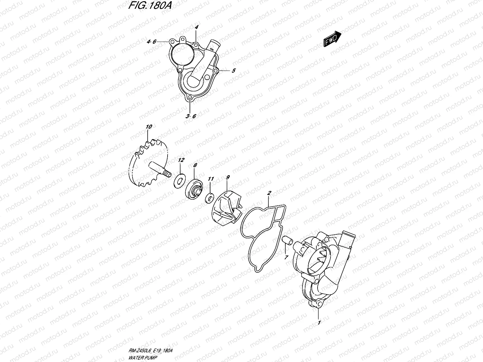 180A - WATER PUMP