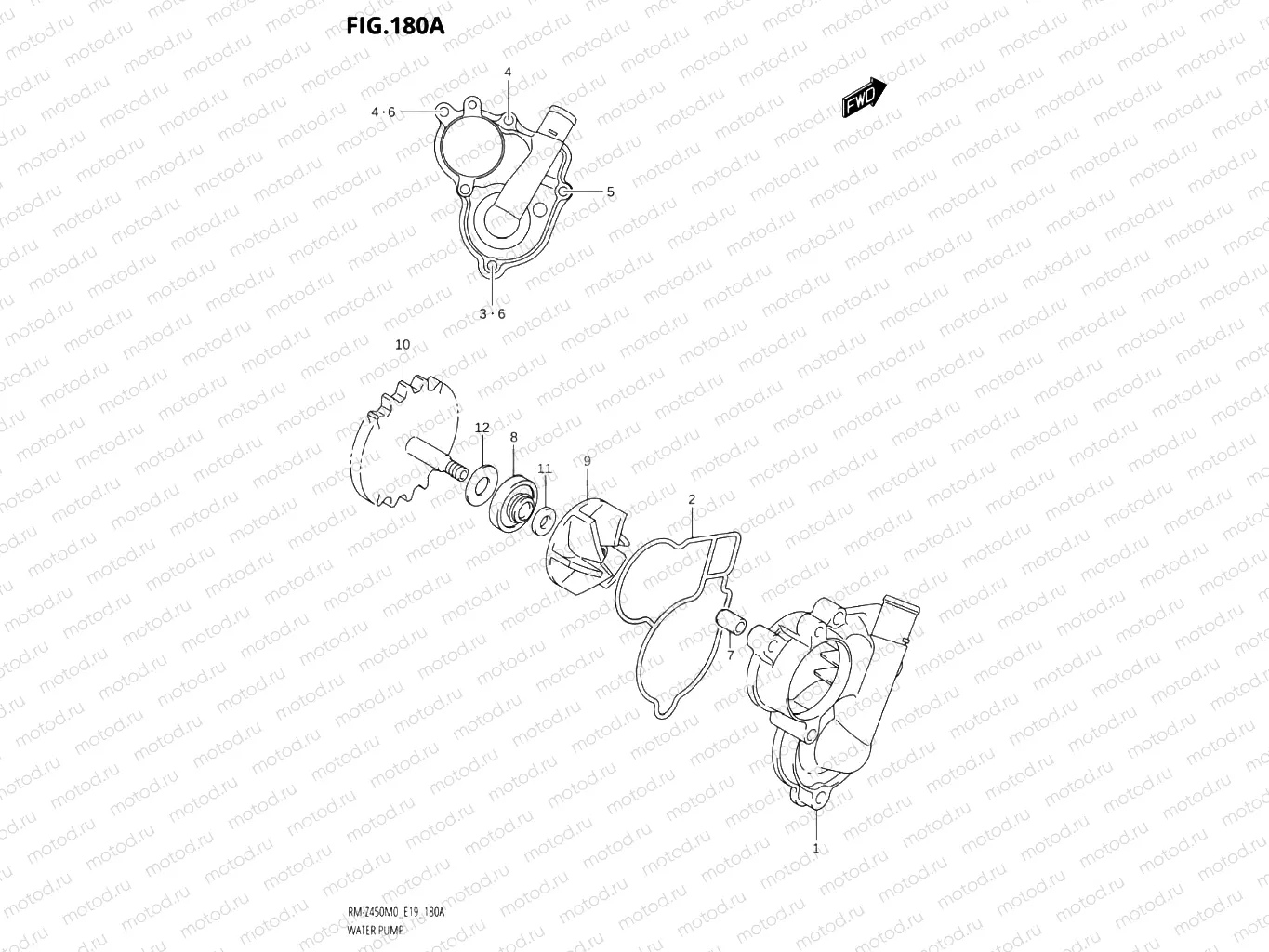 180A - WATER PUMP