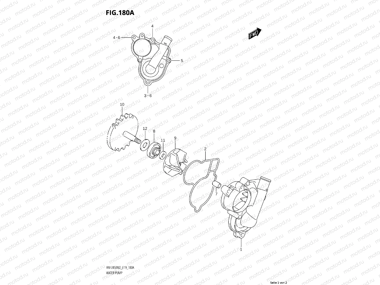180A - WATER PUMP