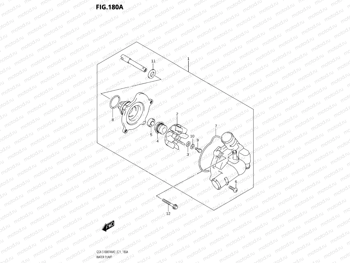 180A - WATER PUMP