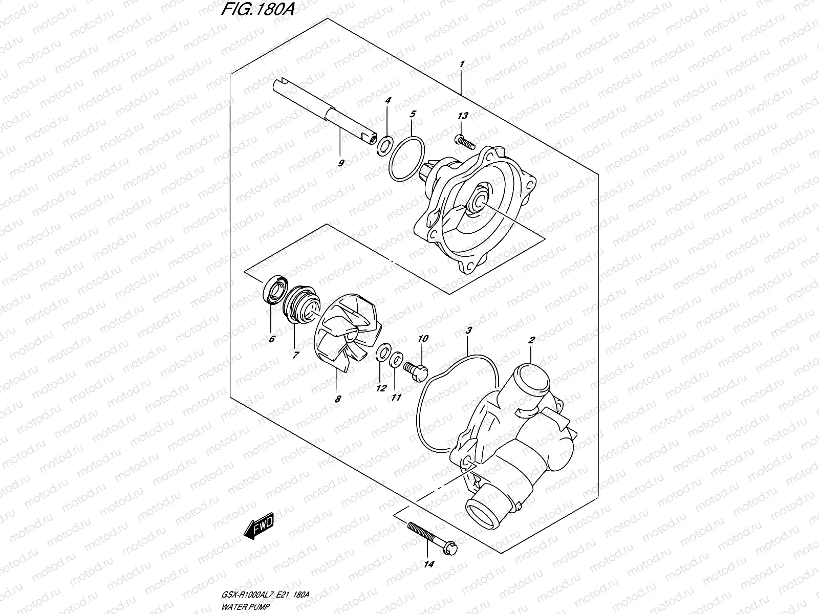 180A - WATER PUMP