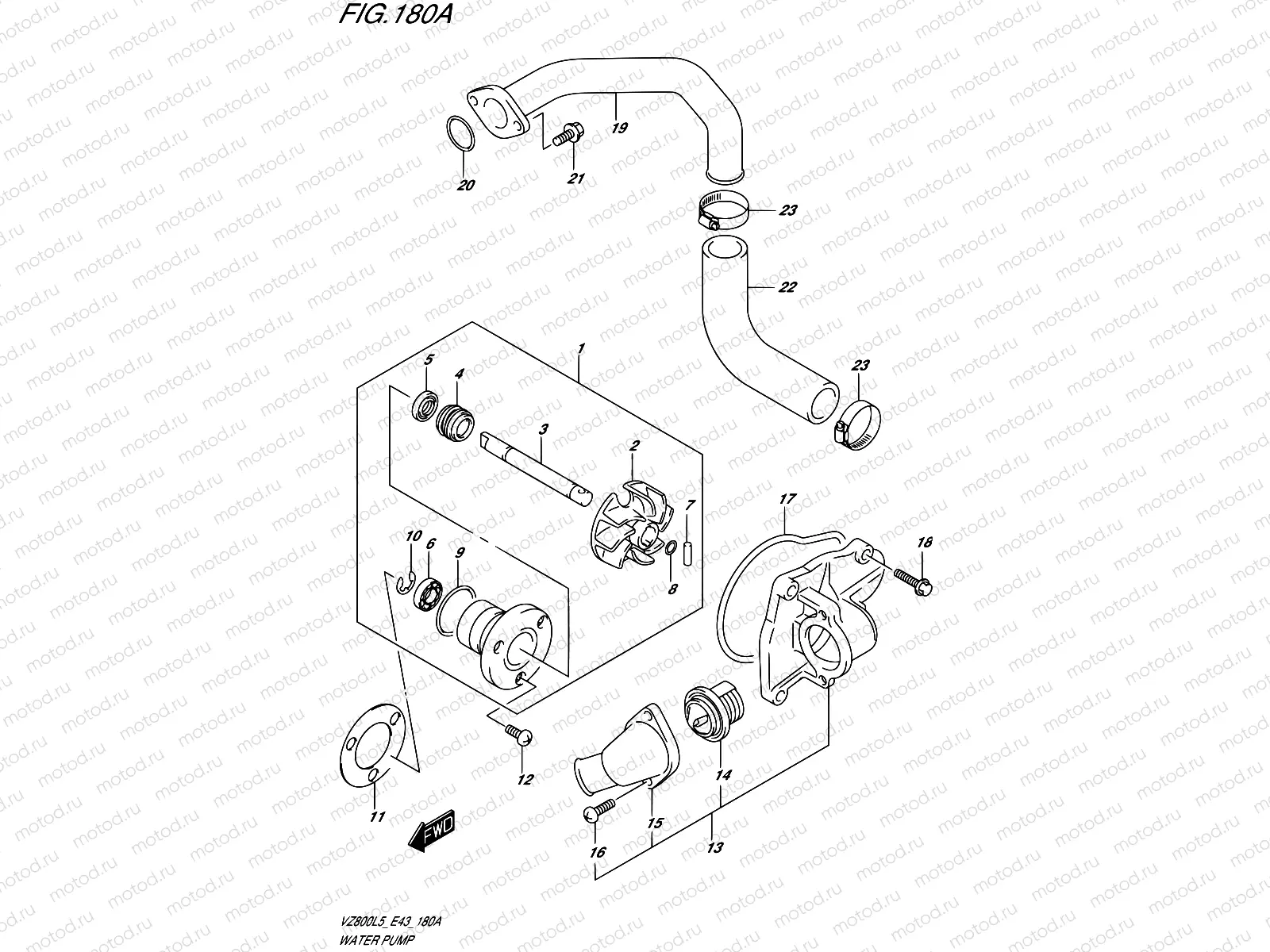 180A - WATER PUMP