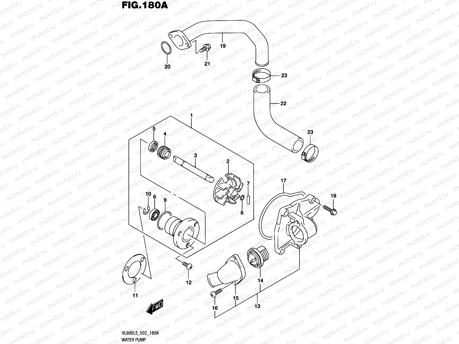 180A - WATER PUMP