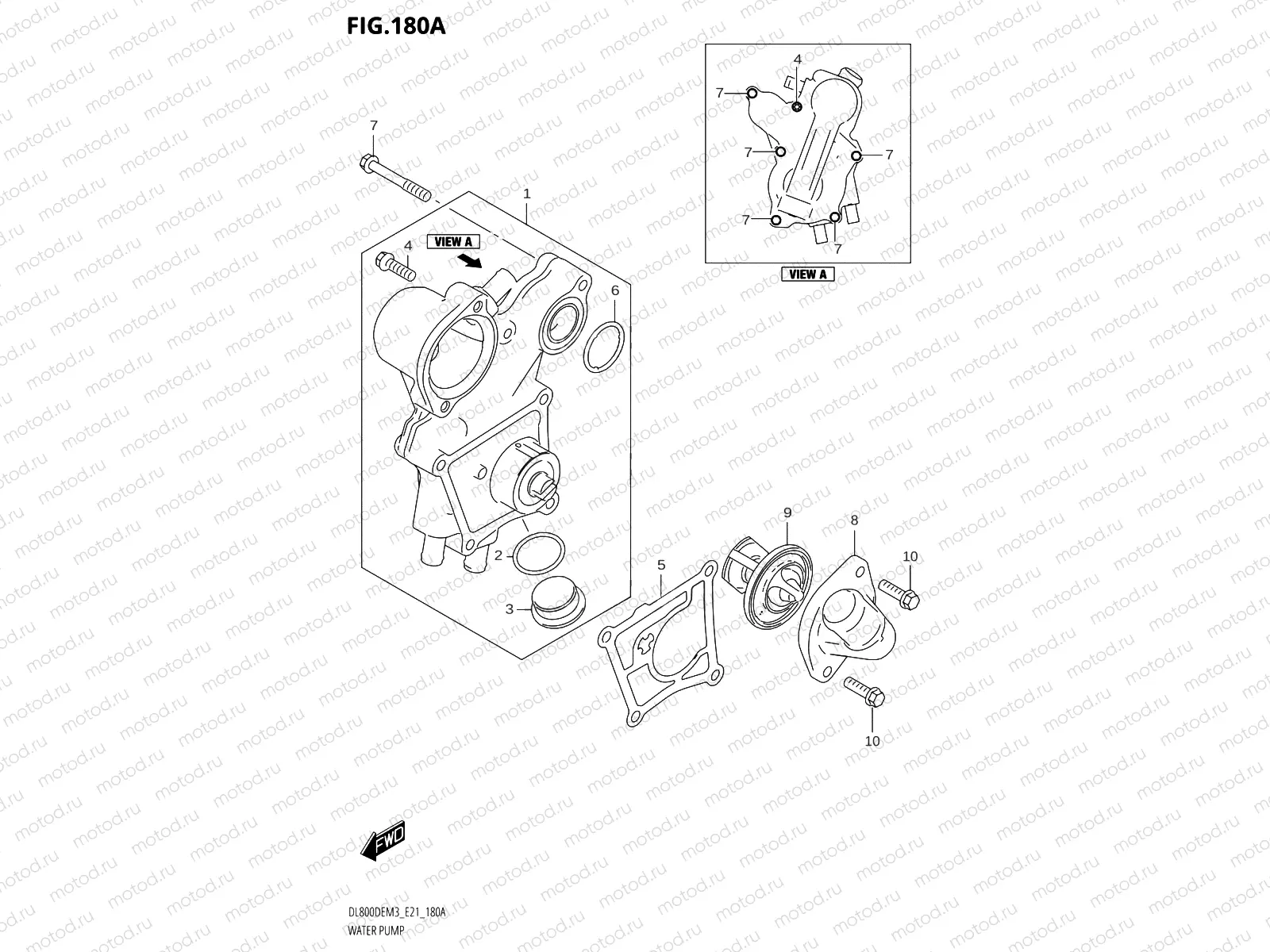 180A - WATER PUMP