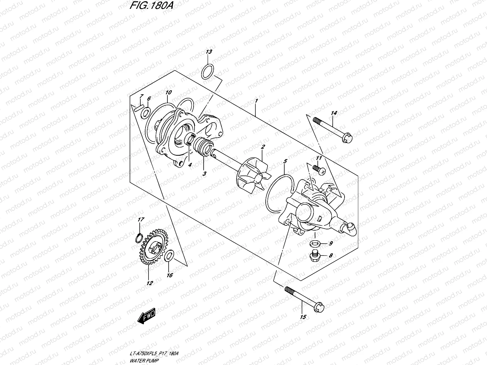 180A - WATER PUMP