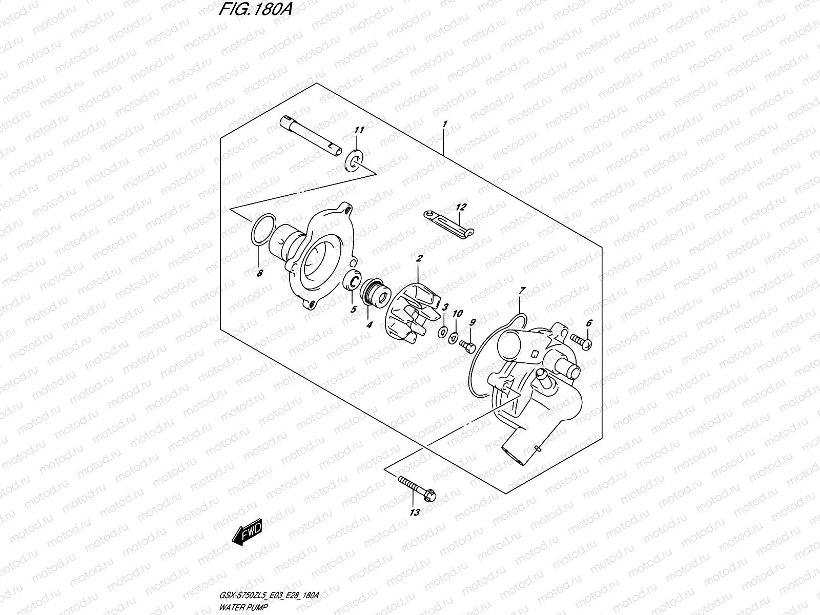 180A - WATER PUMP