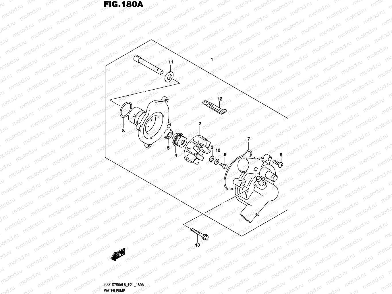 180A - WATER PUMP