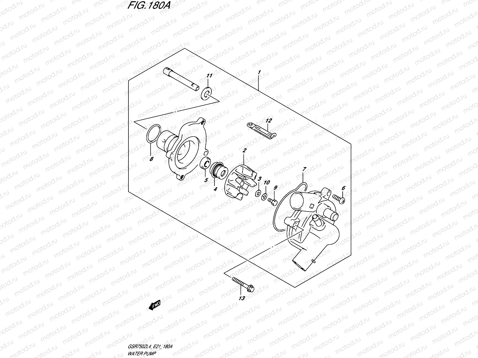 180A - WATER PUMP