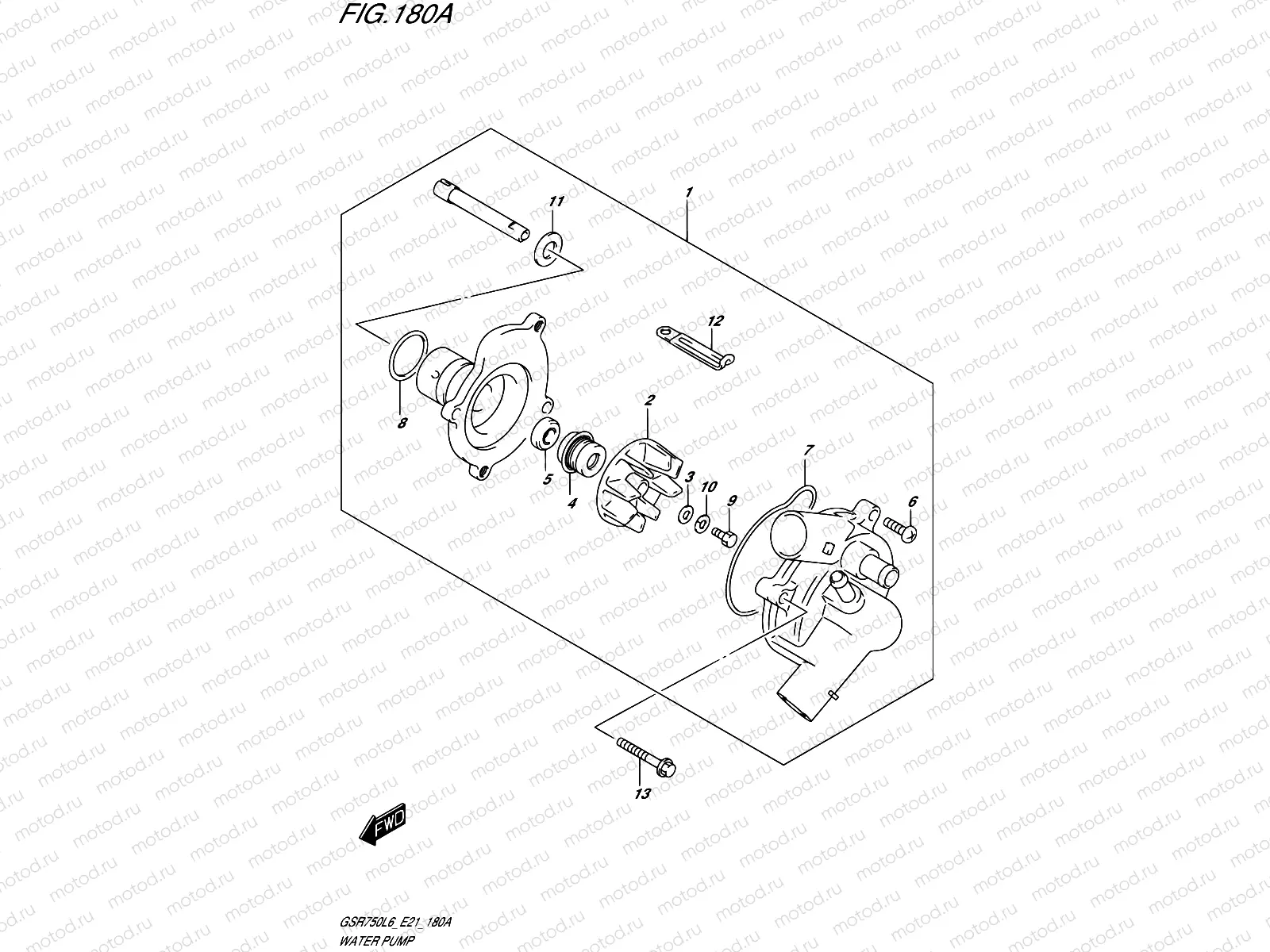 180A - WATER PUMP