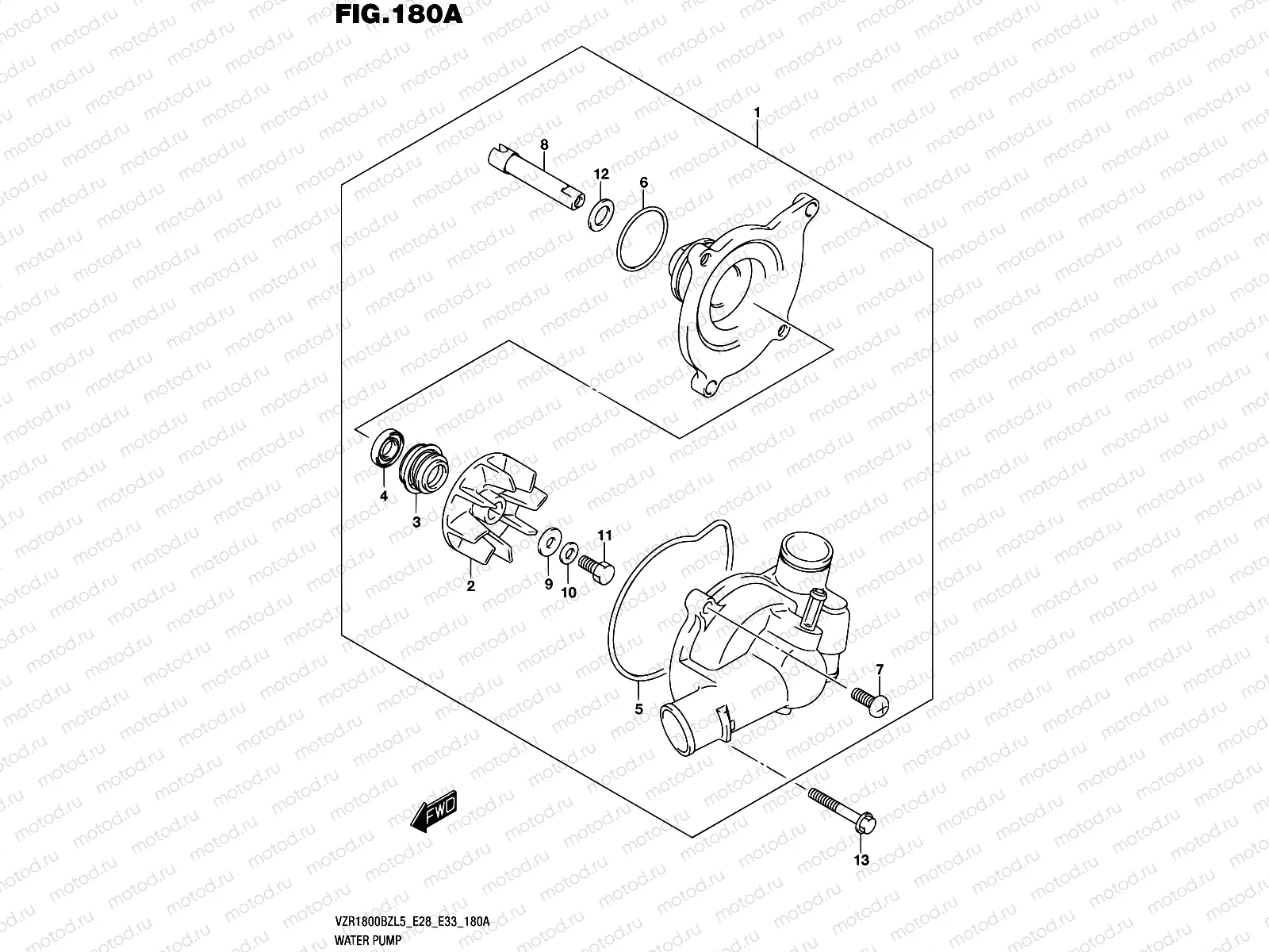 180A - WATER PUMP