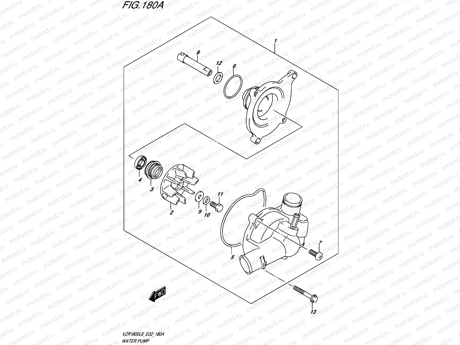 180A - WATER PUMP