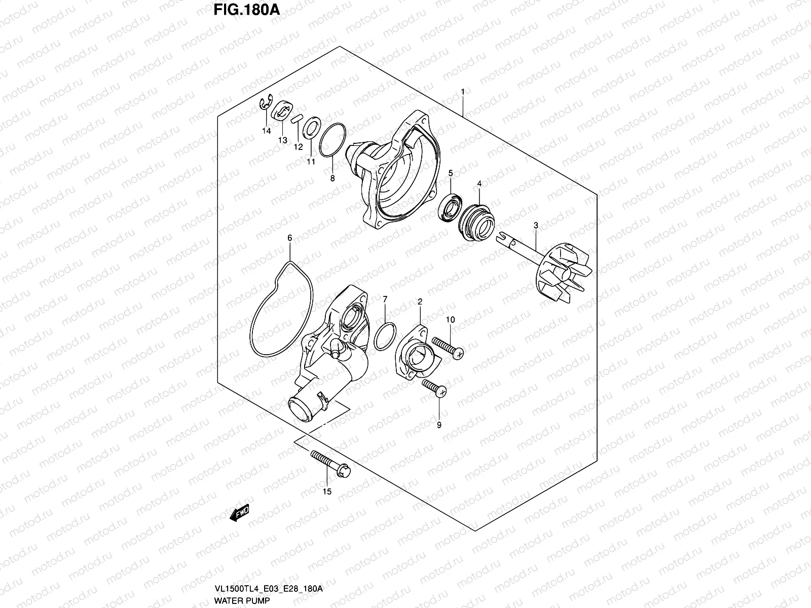 180A - WATER PUMP