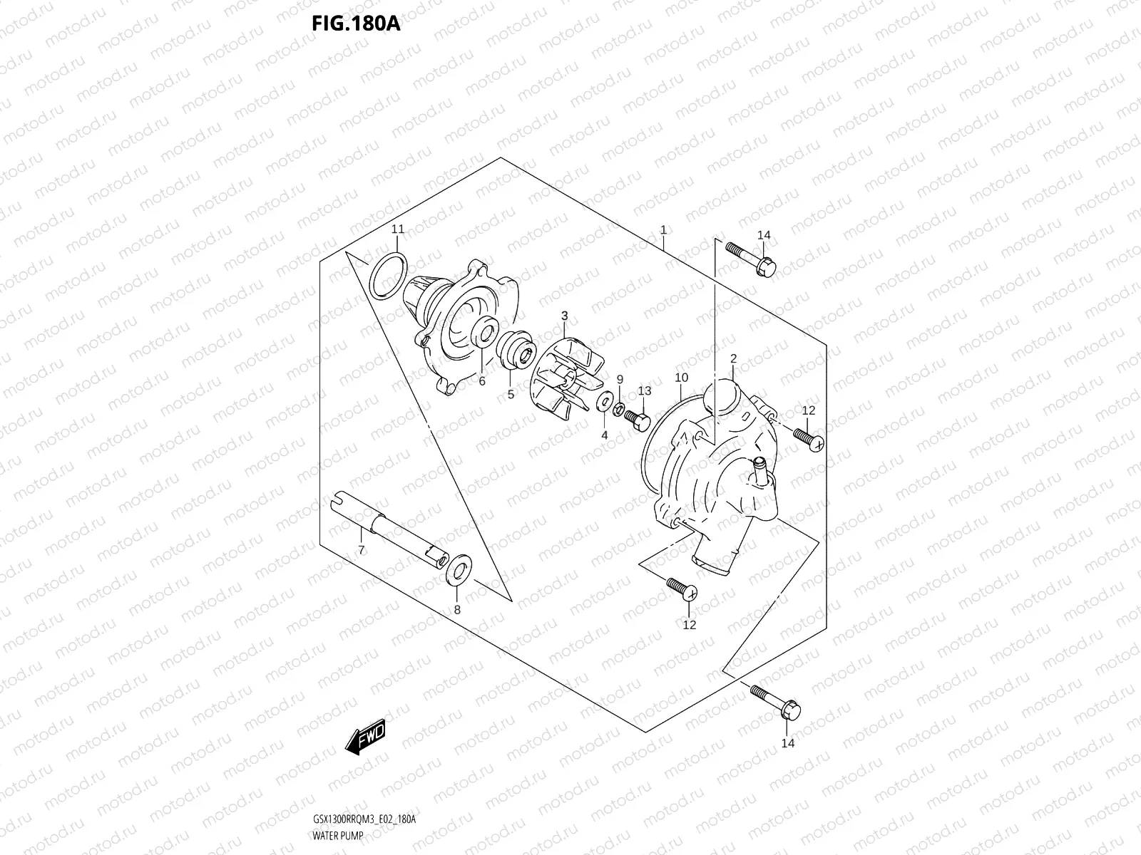 180A - WATER PUMP