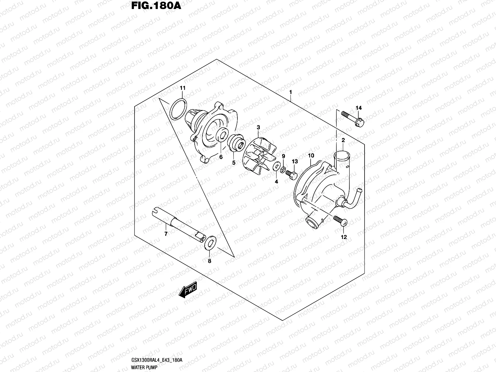 180A - WATER PUMP