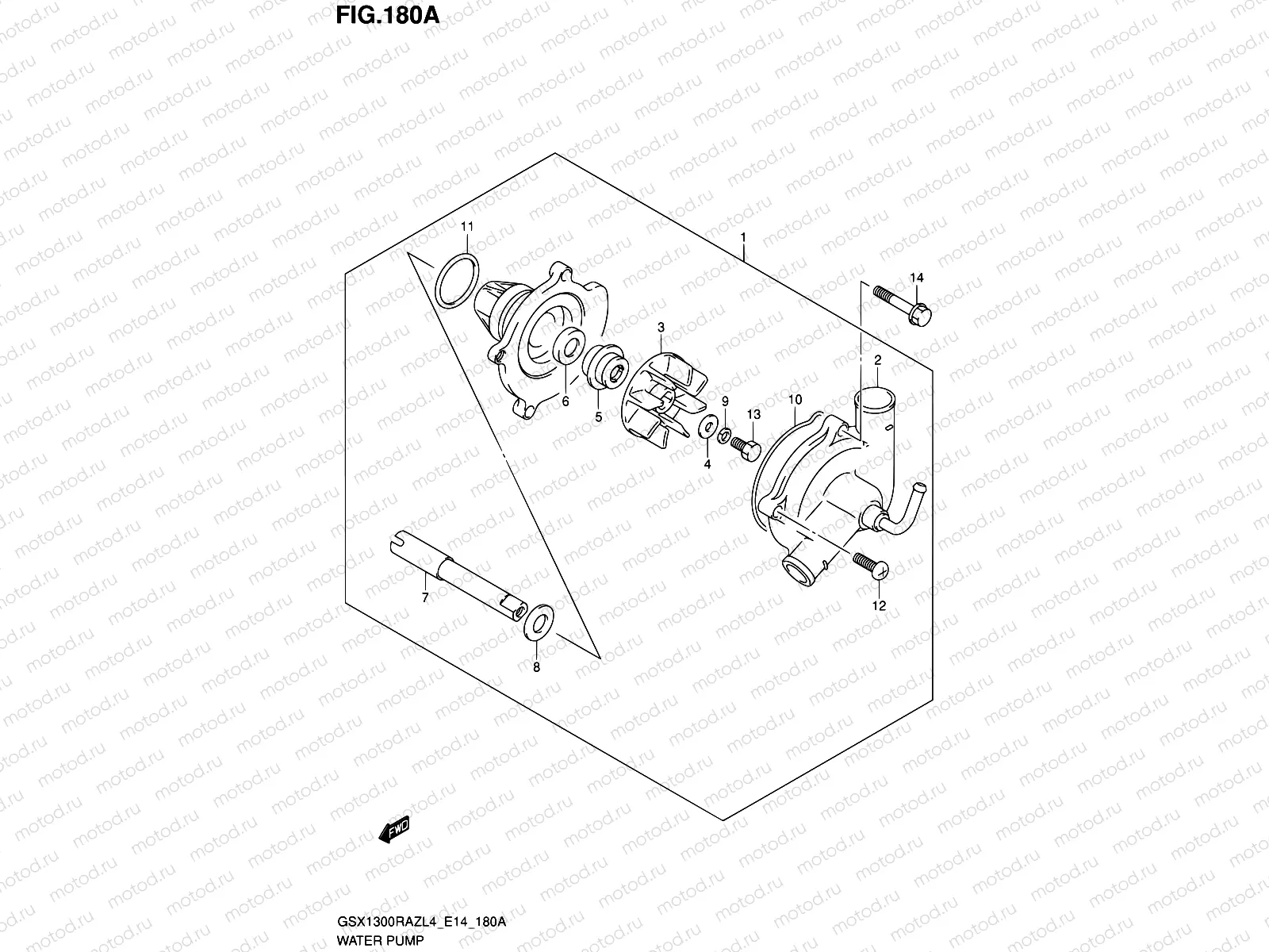 180A - WATER PUMP