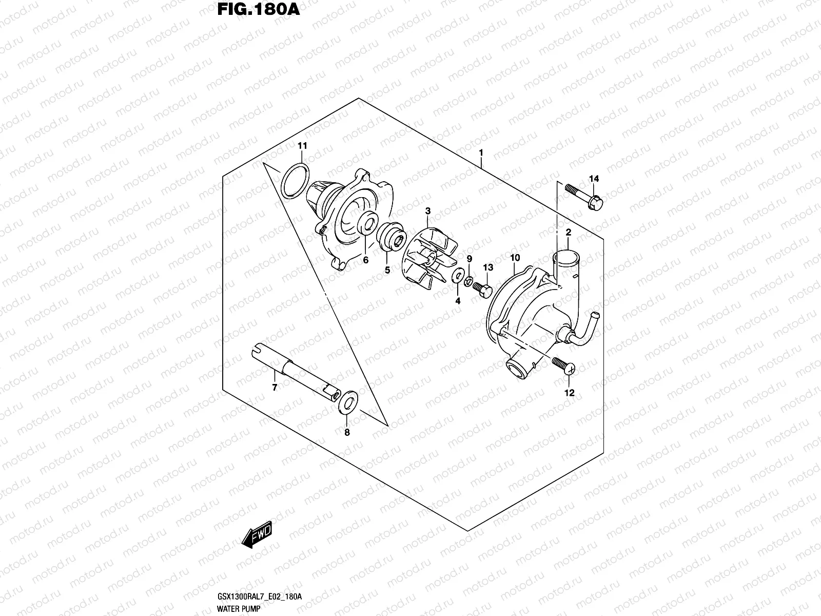 180A - WATER PUMP