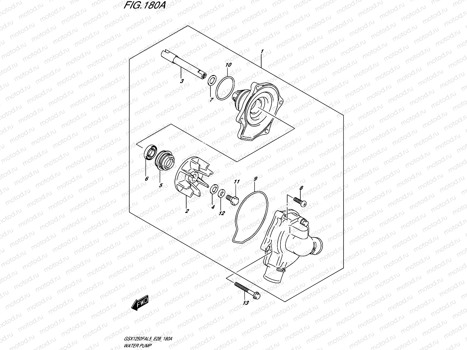 180A - WATER PUMP