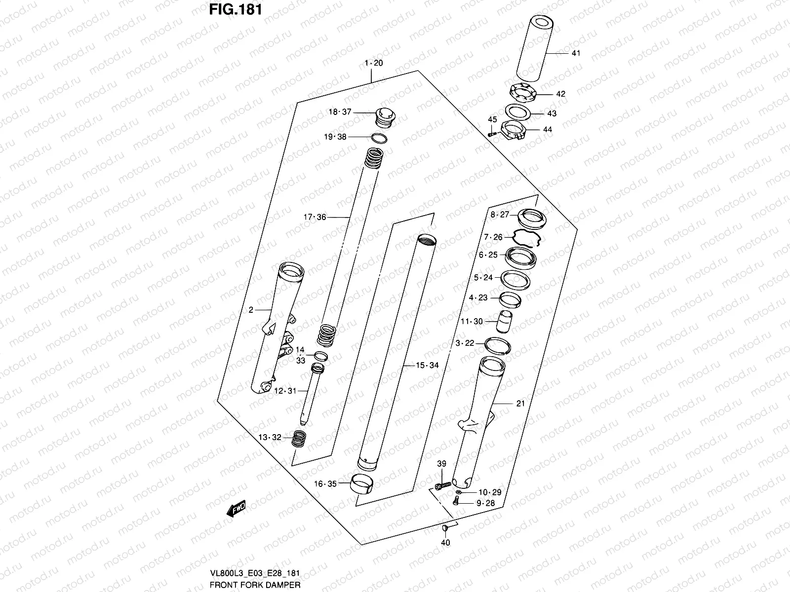 181 - FRONT FORK DAMPER