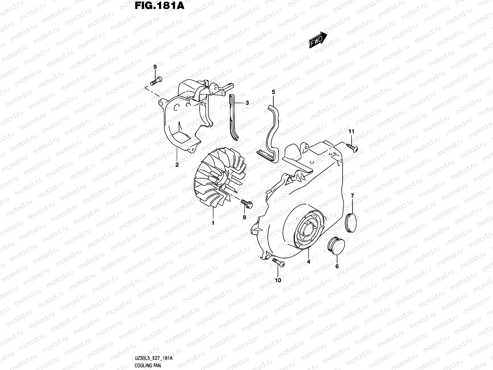 181A - COOLING FAN