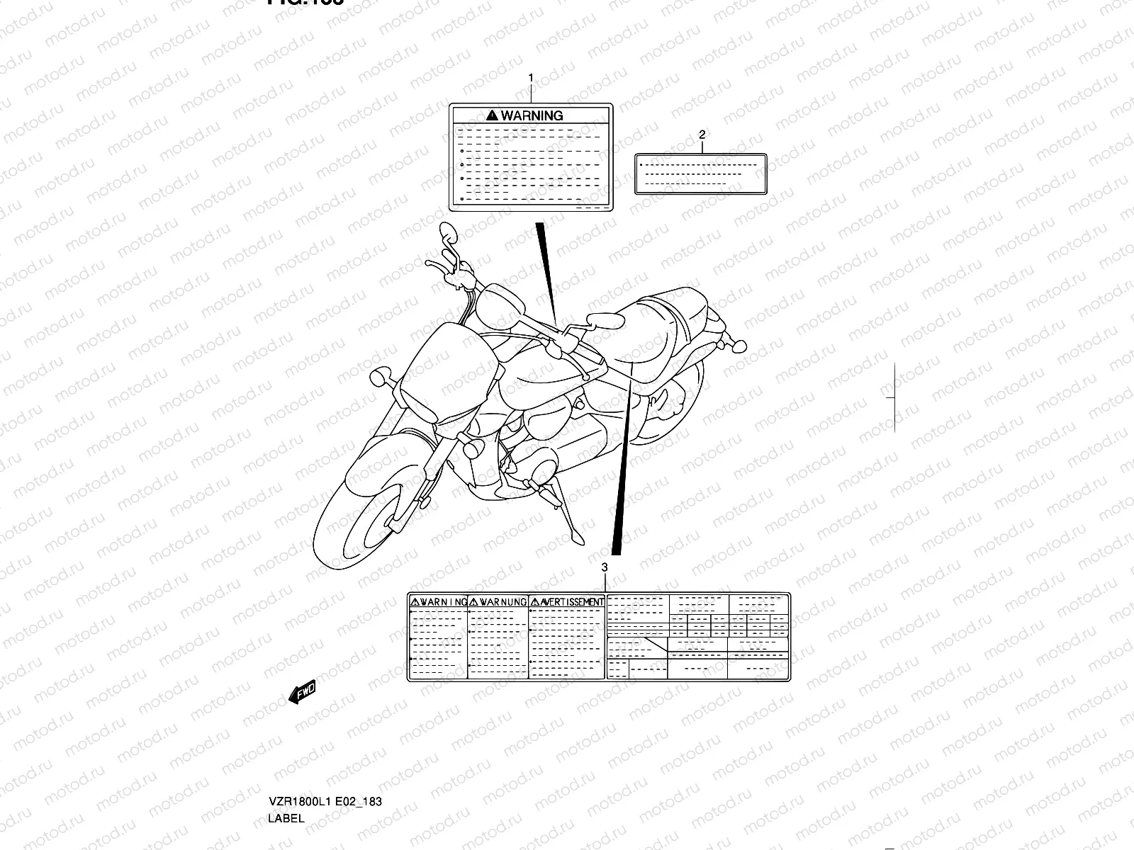 183 - LABEL (VZR1800L1 E02)