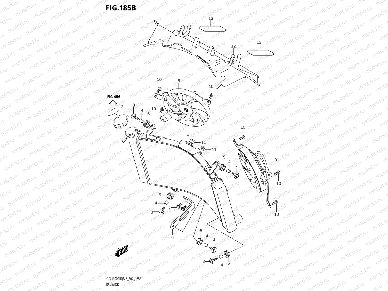 185B - RADIATOR (E19)