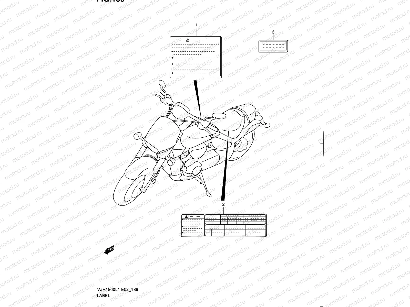 186 - LABEL (VZR1800L1 E51)