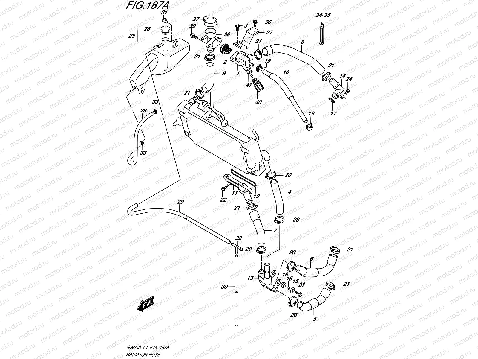 187A - RADIATOR HOSE