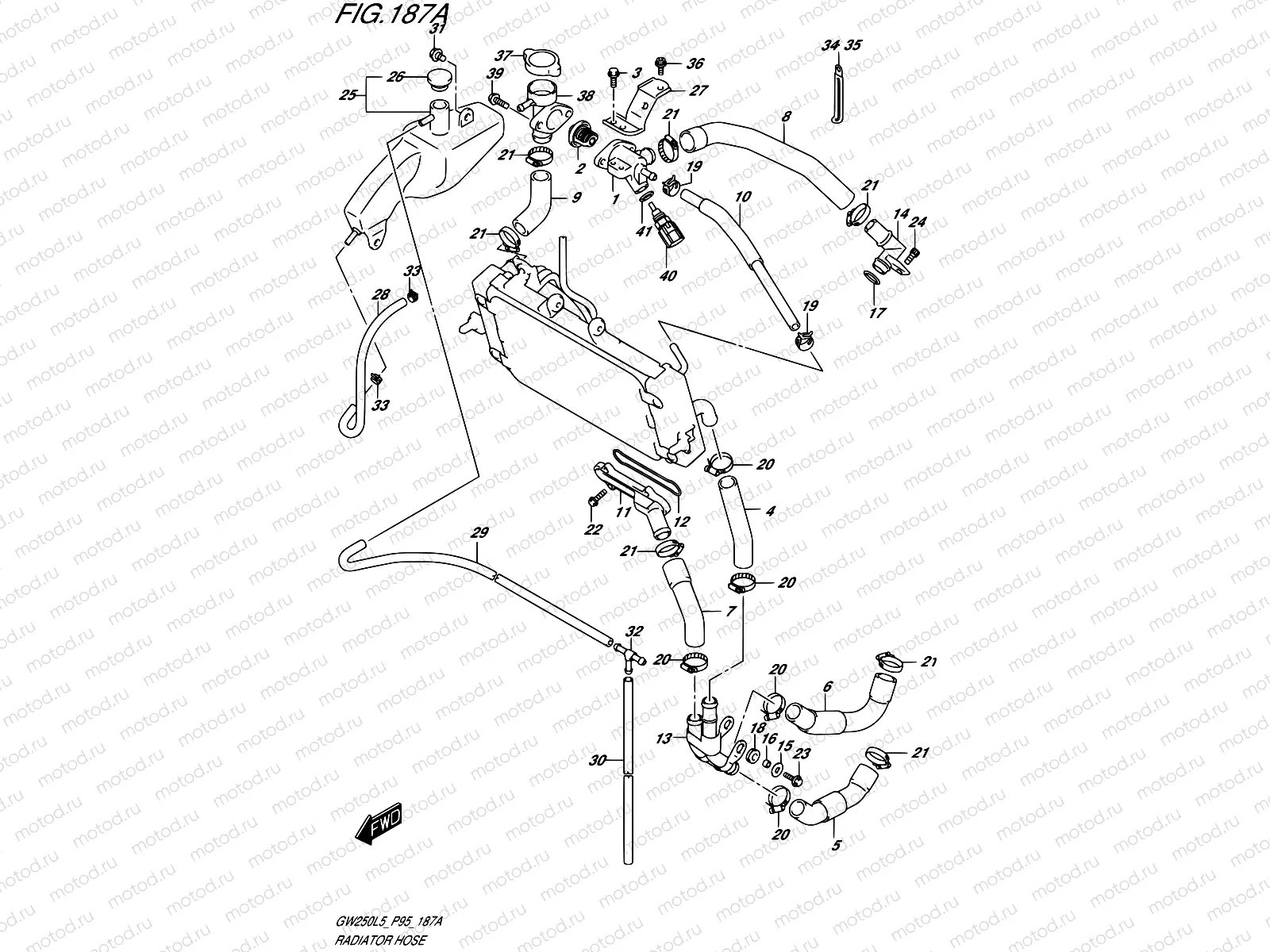 187A - RADIATOR HOSE