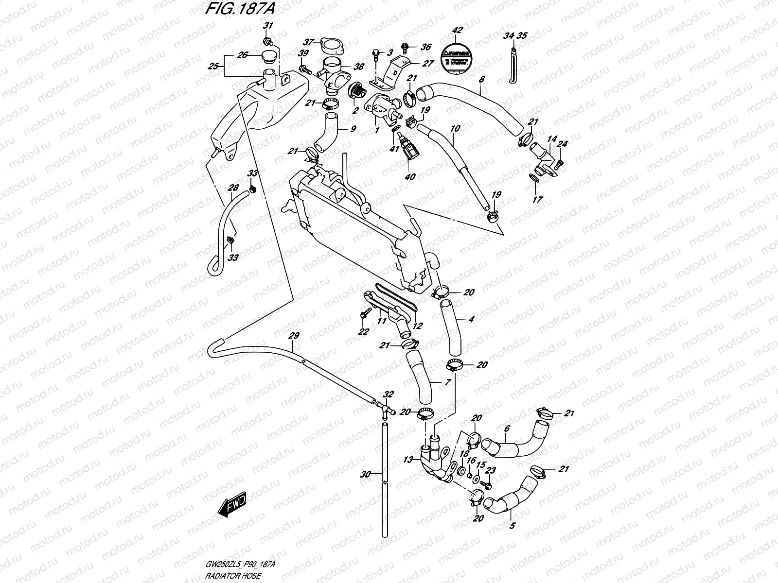 187A - RADIATOR HOSE