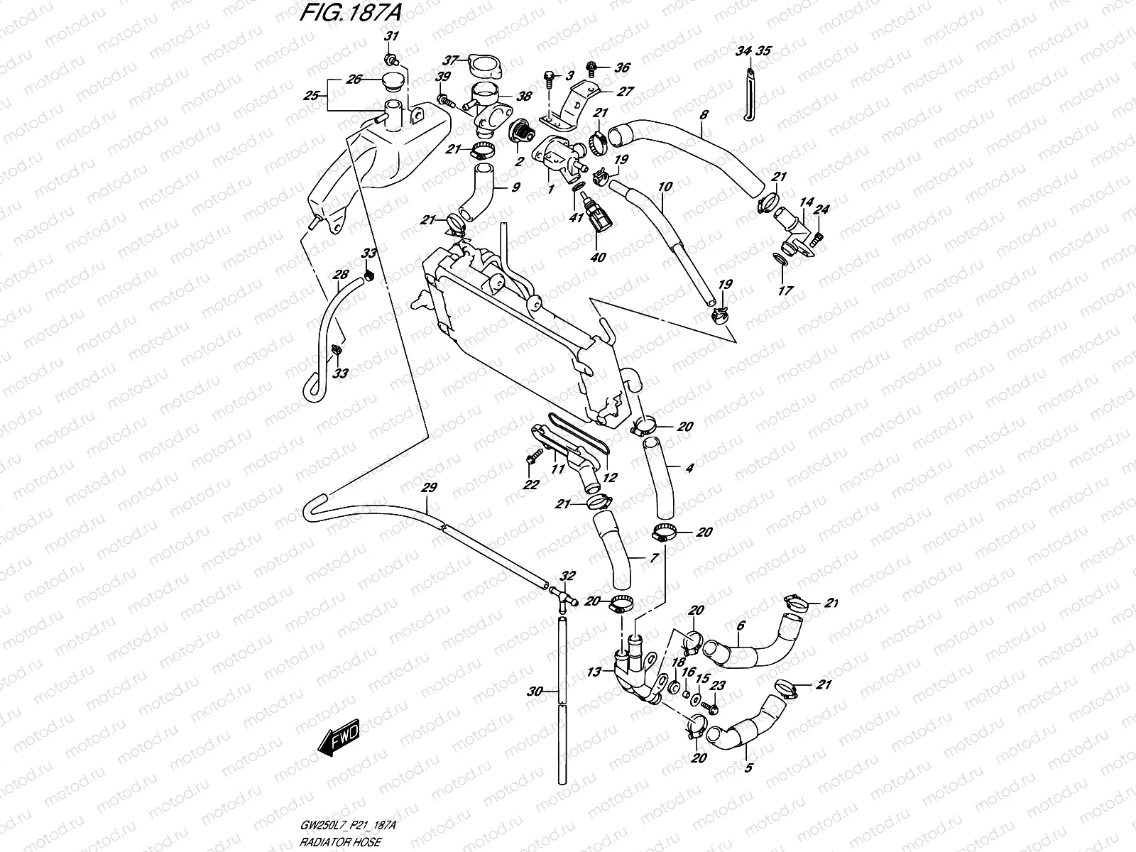 187A - RADIATOR HOSE