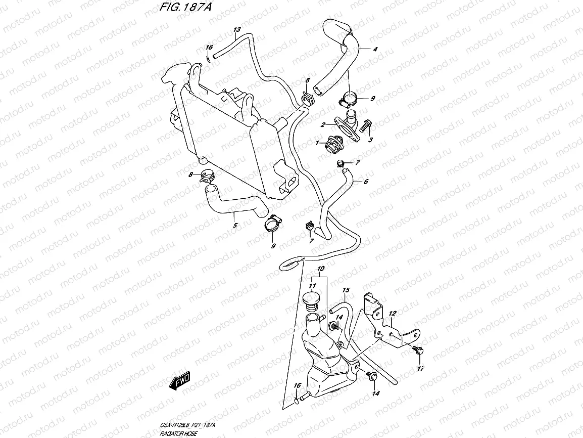 187A - RADIATOR HOSE