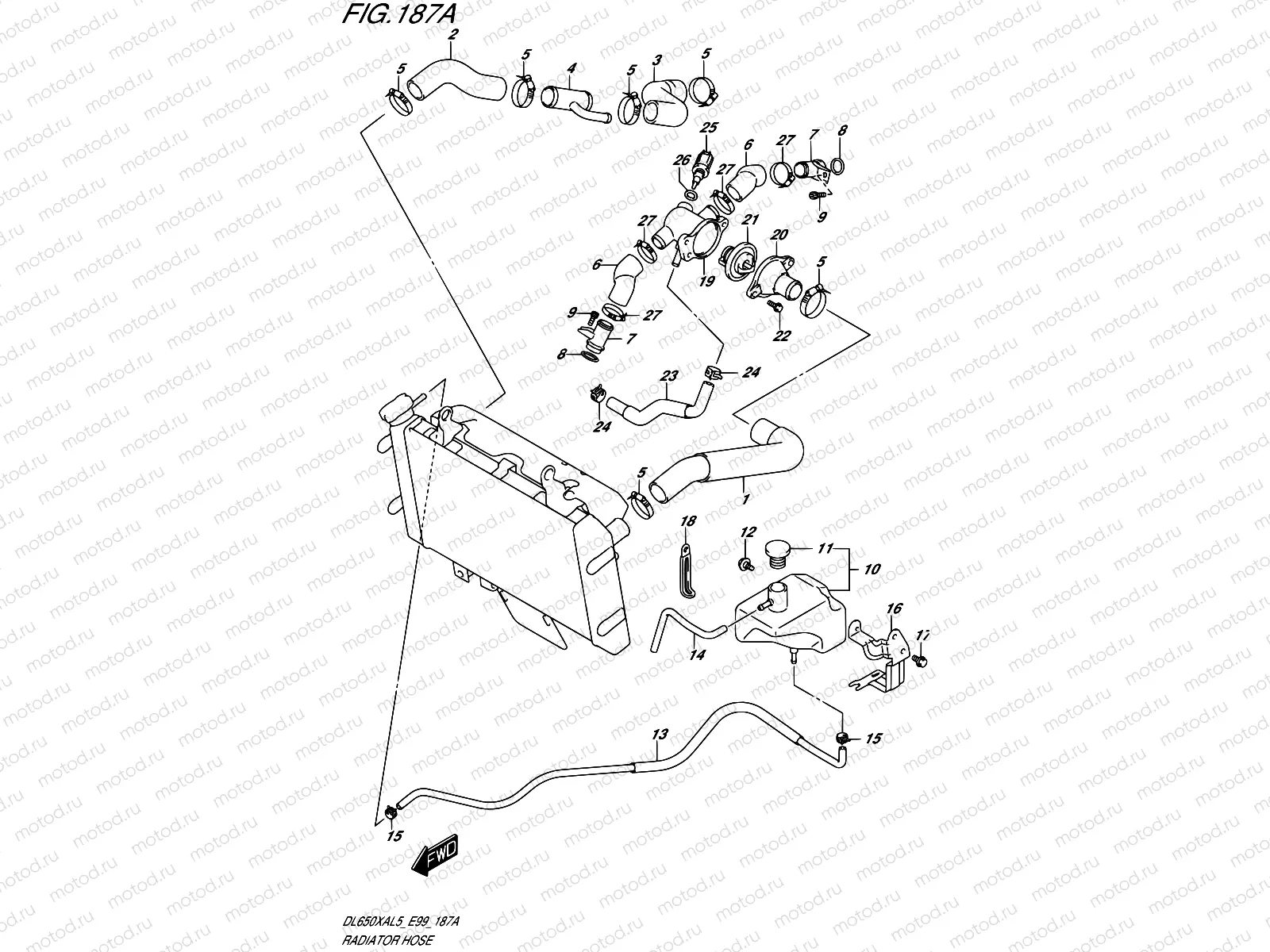 187A - RADIATOR HOSE