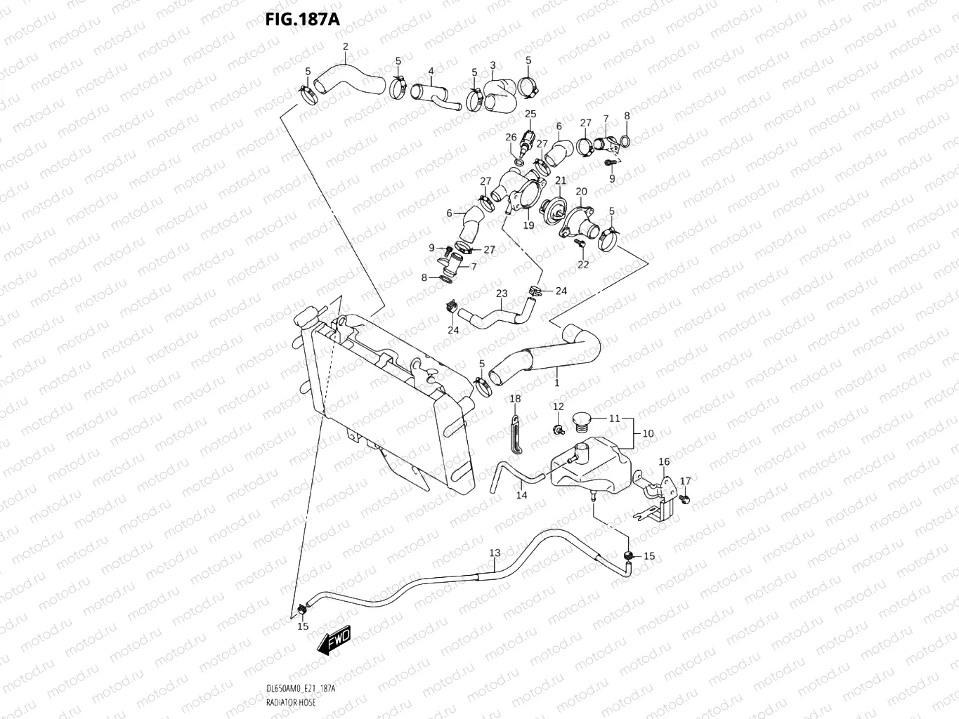 187A - RADIATOR HOSE