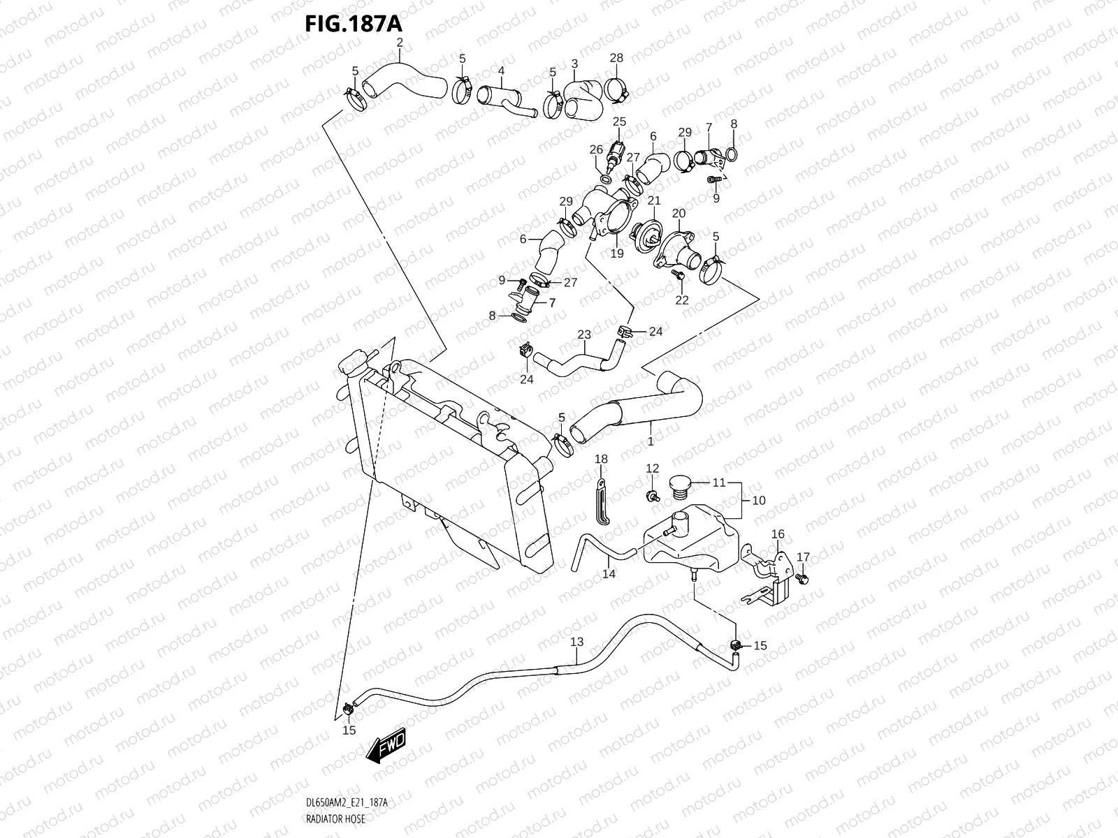 187A - RADIATOR HOSE