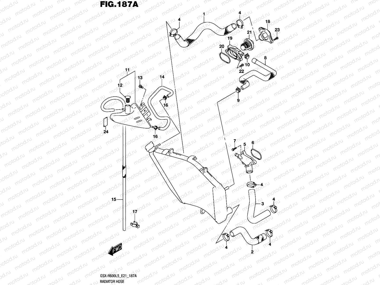 187A - RADIATOR HOSE