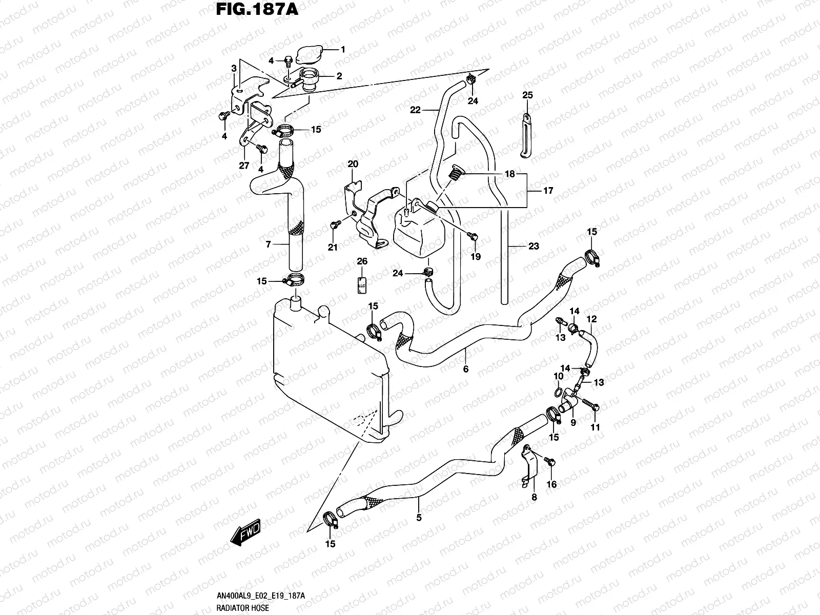 187A - RADIATOR HOSE