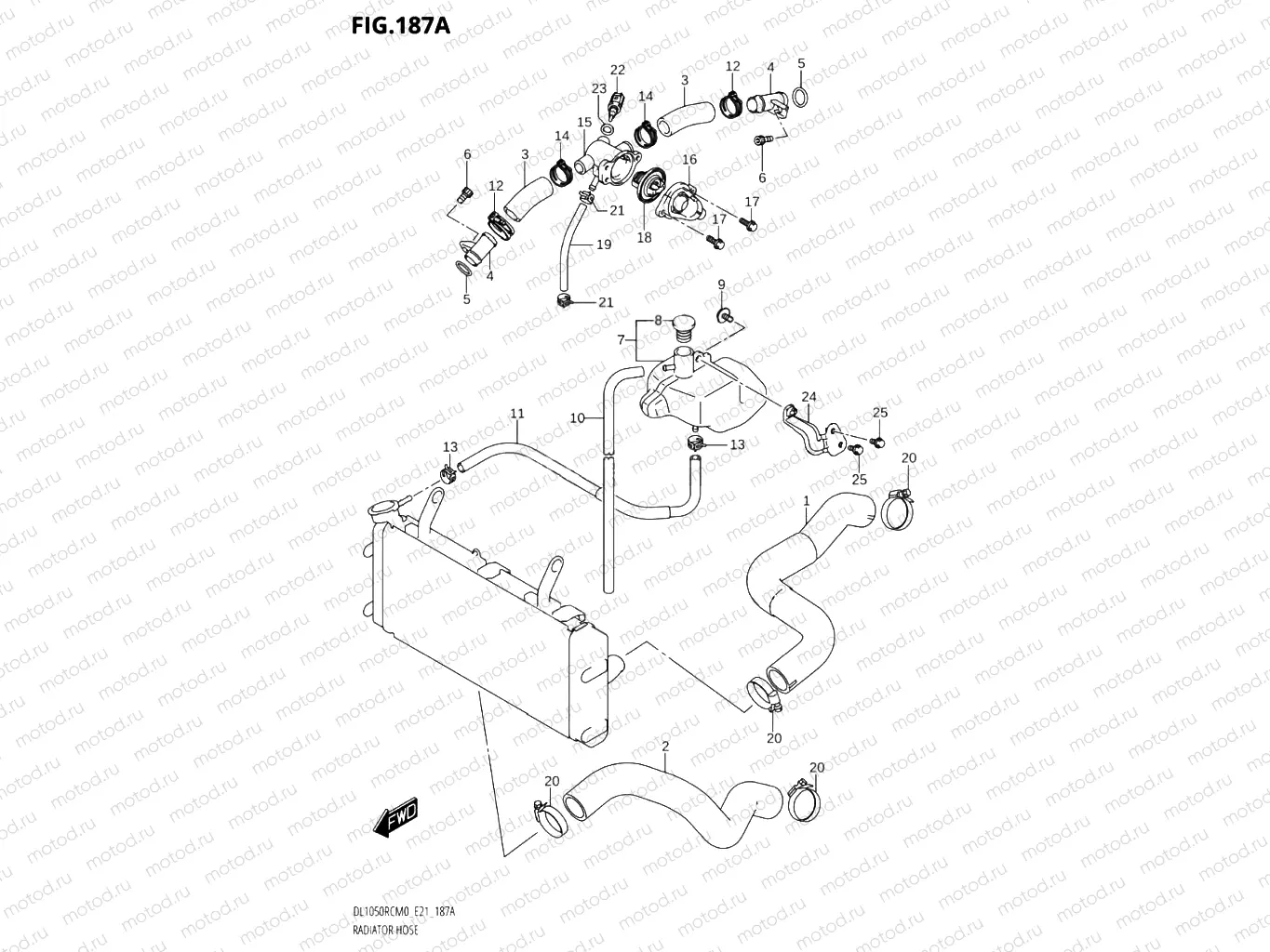 187A - RADIATOR HOSE