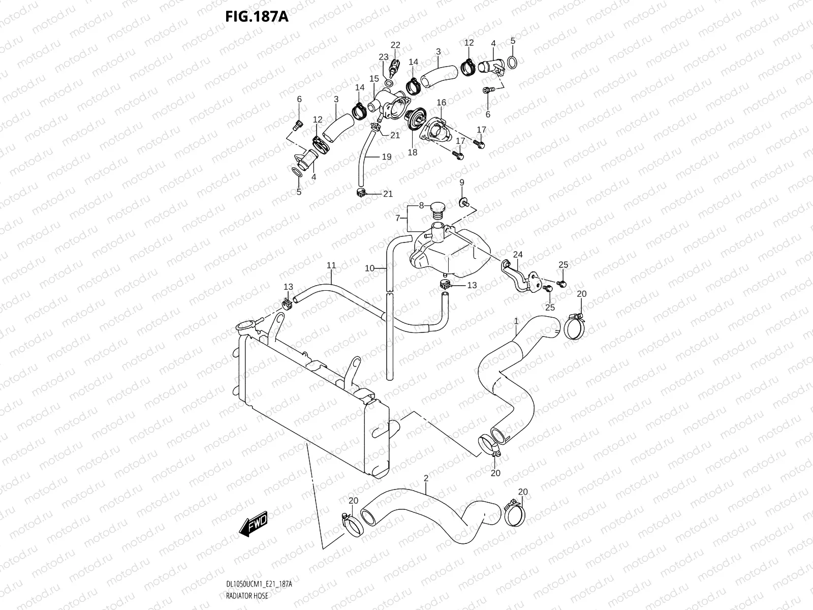 187A - RADIATOR HOSE
