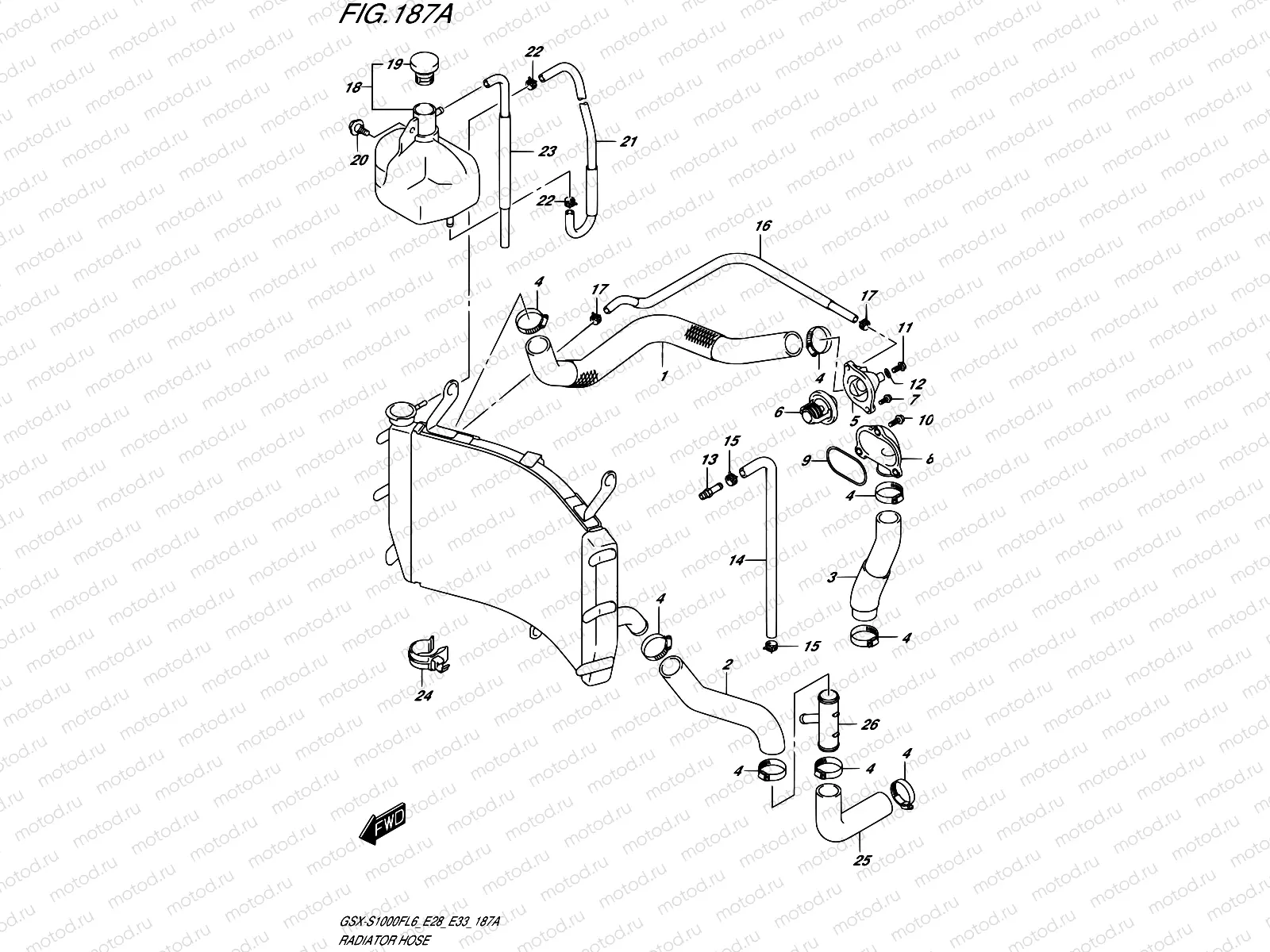 187A - RADIATOR HOSE