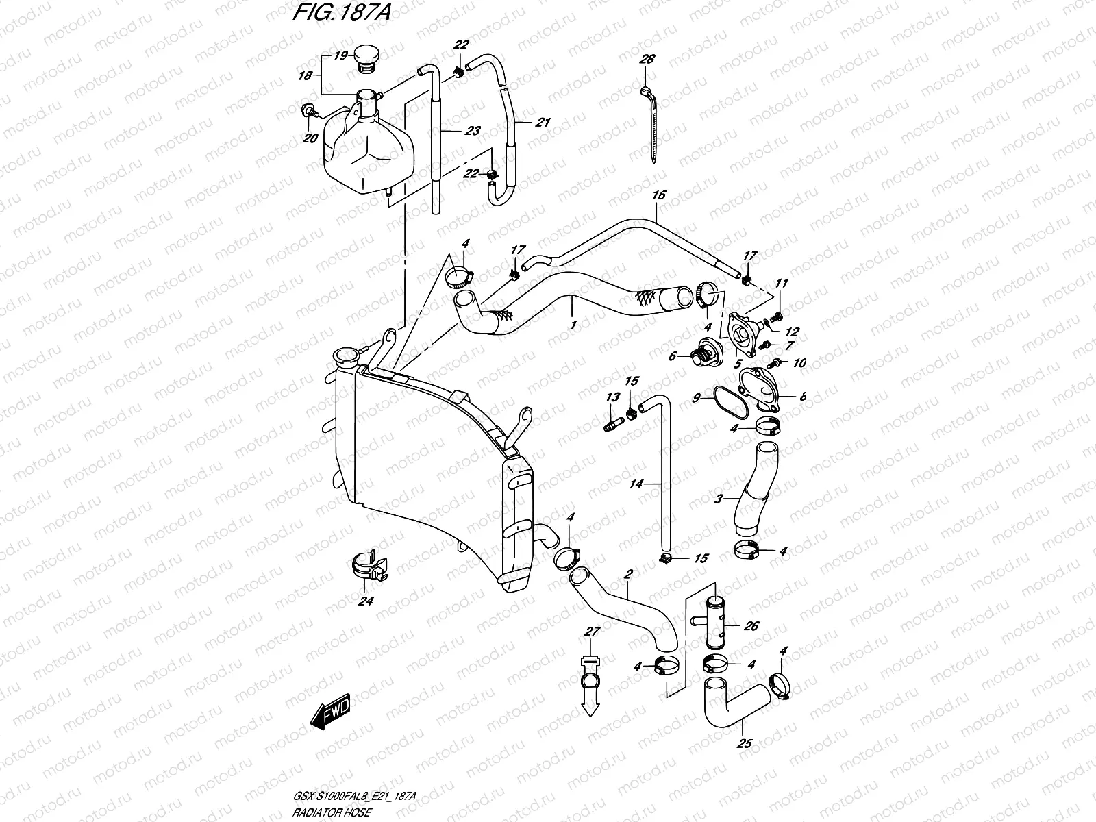 187A - RADIATOR HOSE