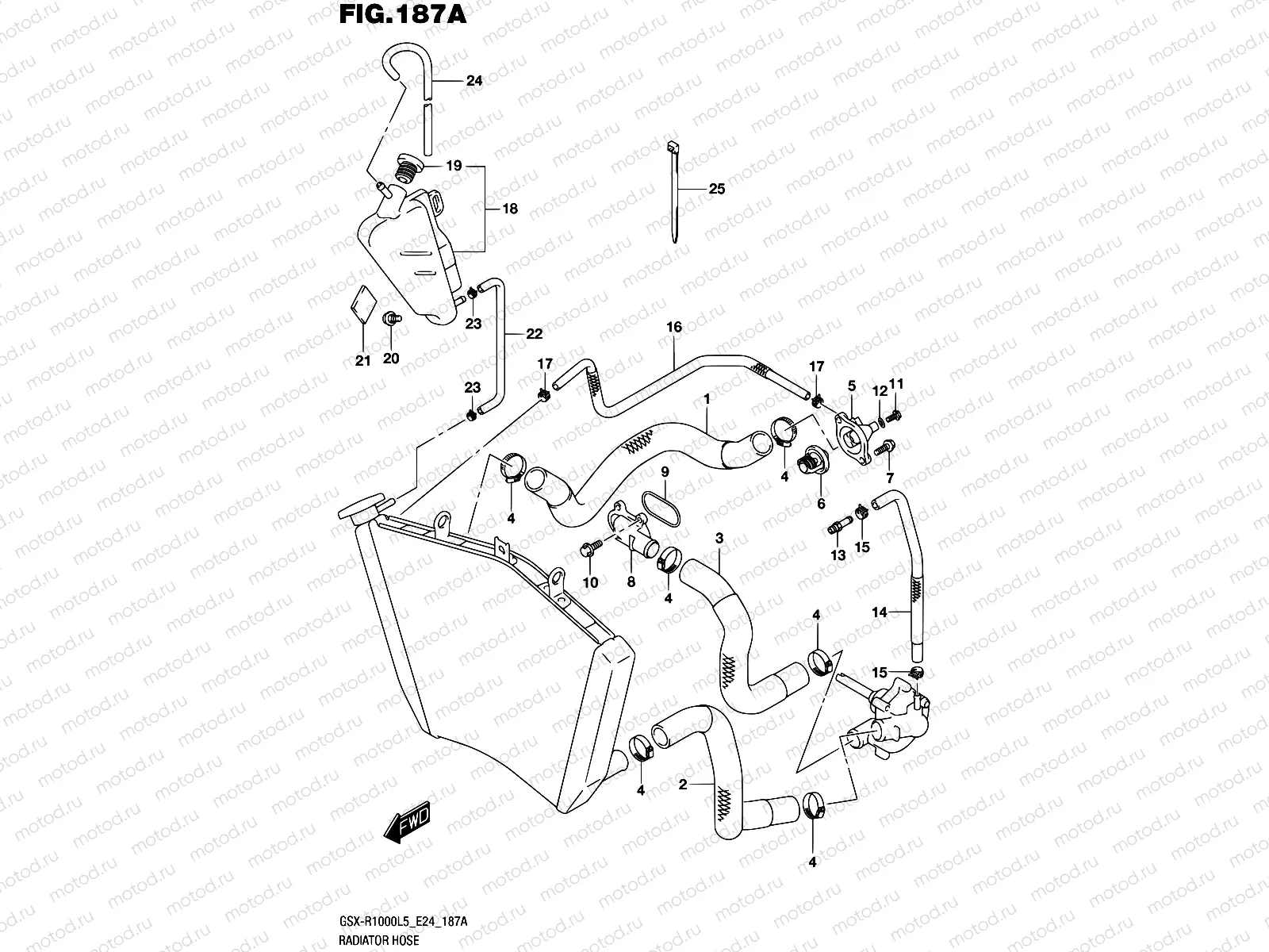 187A - RADIATOR HOSE