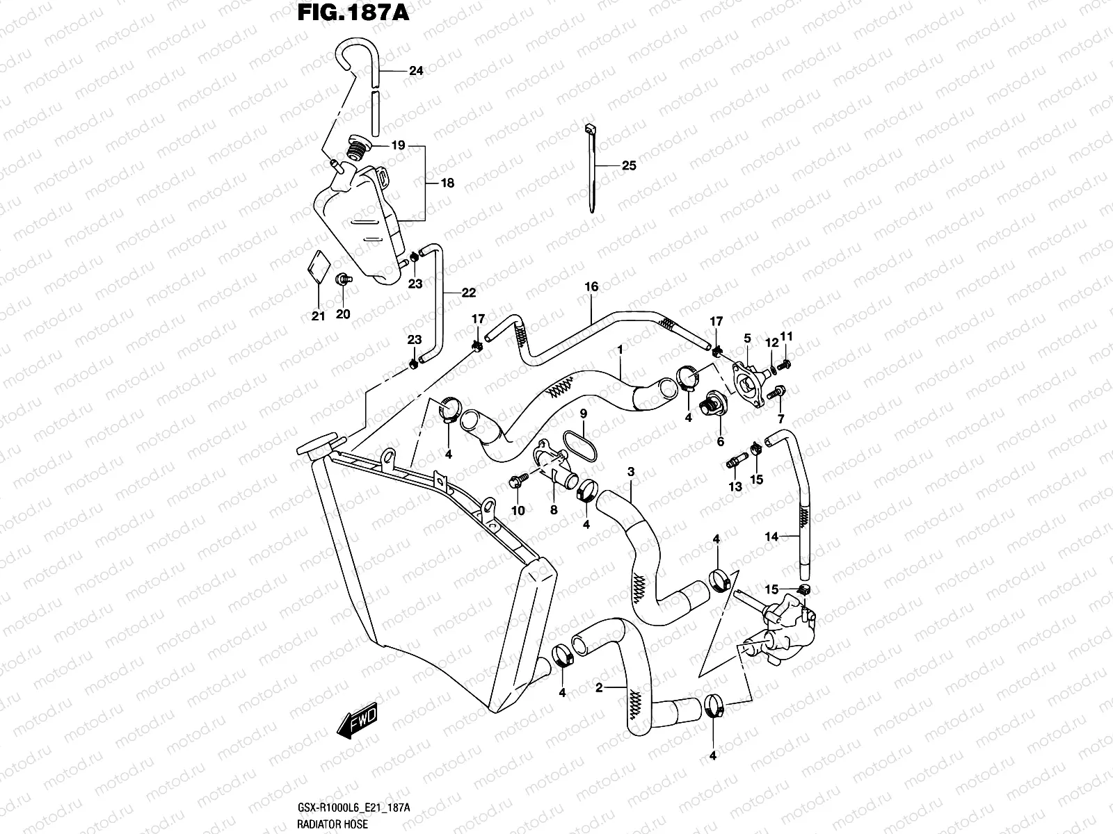 187A - RADIATOR HOSE