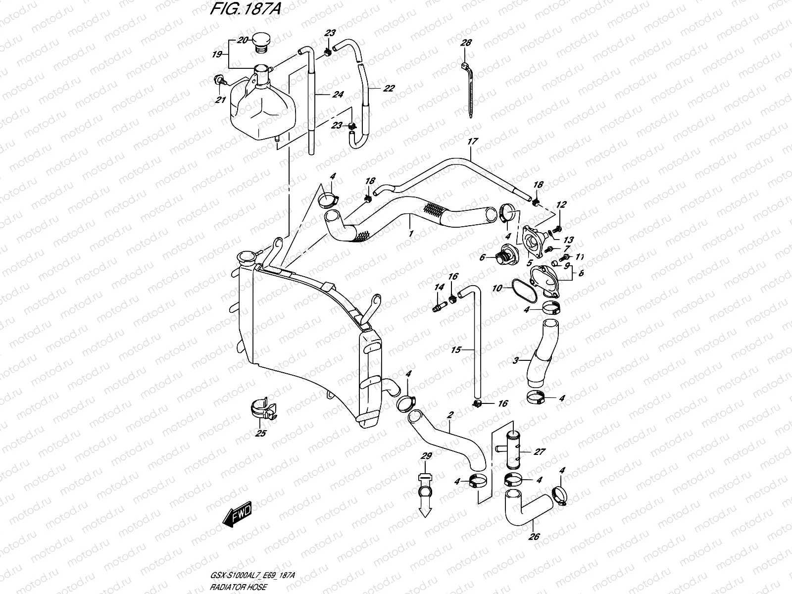 187A - RADIATOR HOSE