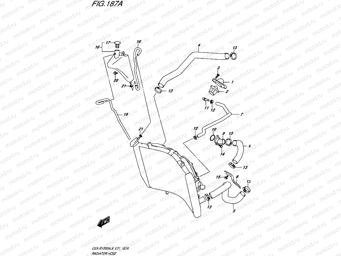 187A - RADIATOR HOSE