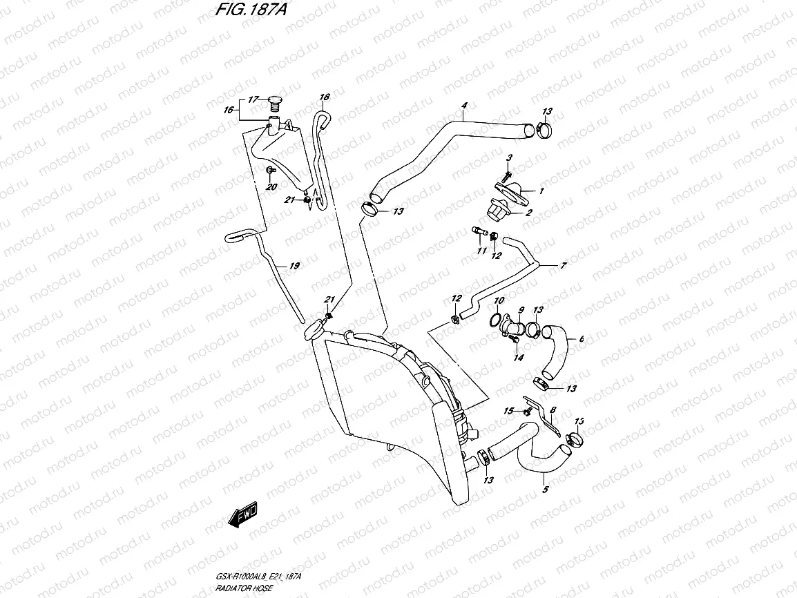 187A - RADIATOR HOSE