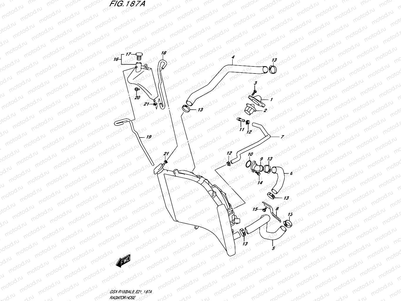 187A - RADIATOR HOSE